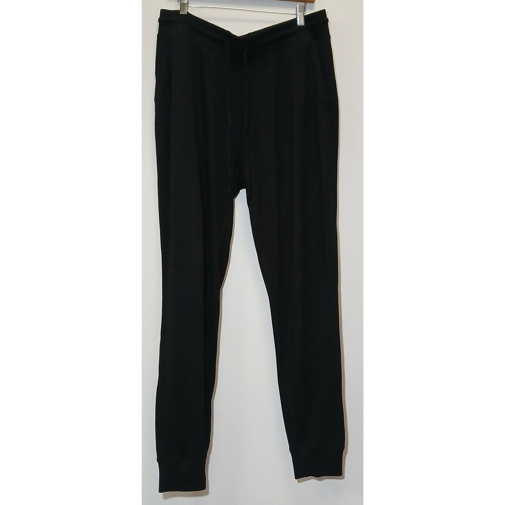 American tall men xl black jogger pants black spring summer lightweight long fit